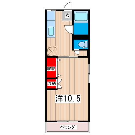 クロサワハイツの物件間取画像